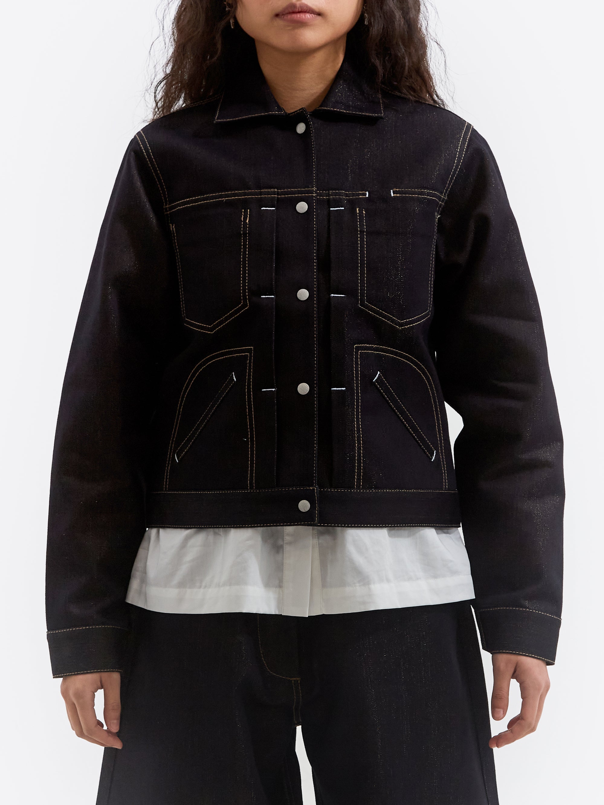 W'menswear Engineers Jacket - Indigo/Gold – Goodhood