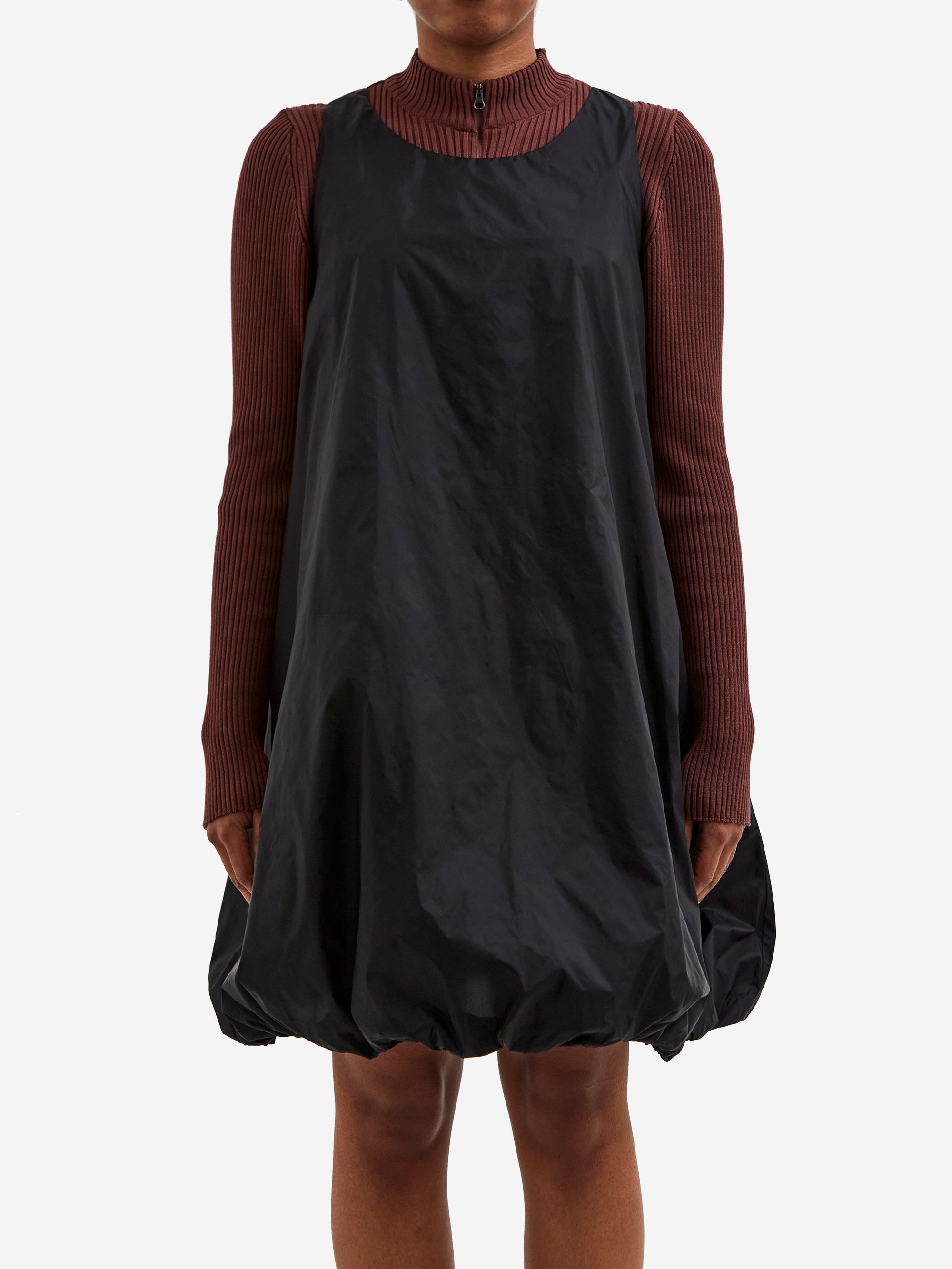 AMOMENTO Volume Mini Dressジェニ着用 フレアスカート ミニ 夏