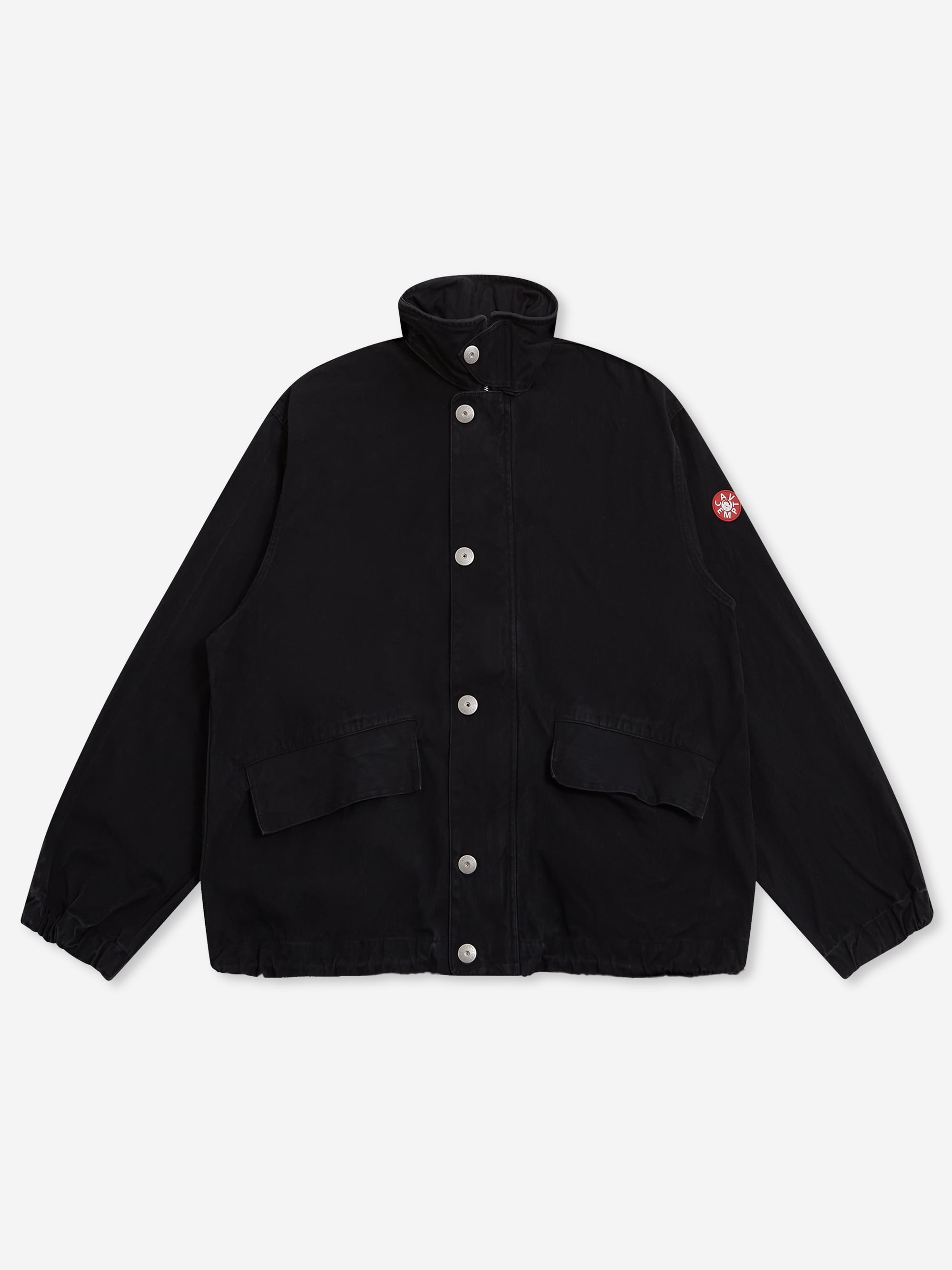 cavemptcanvascasualzipjacketbl