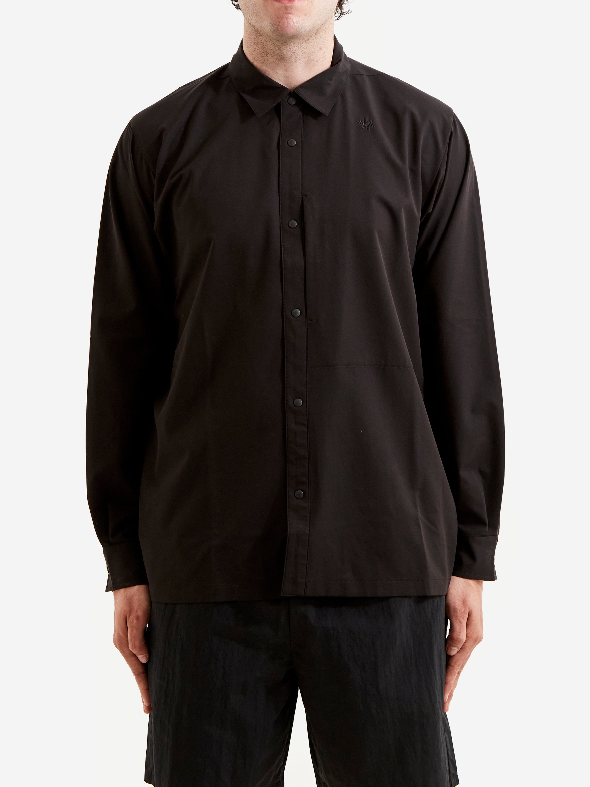Goldwin All Direction Active Hike Shirt - Black – Goodhood