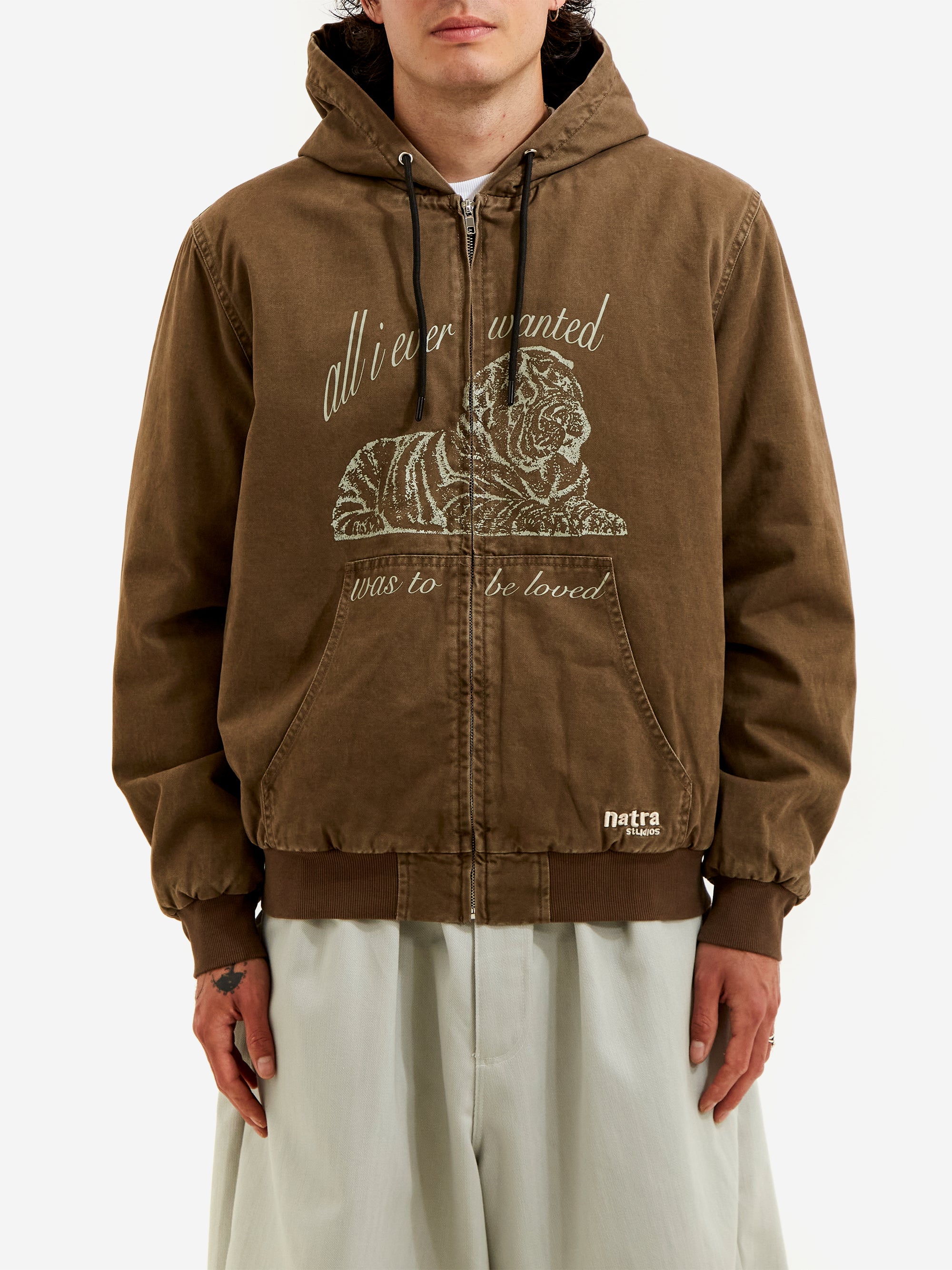 Natra Studios Bear Workwear Jacket - Brown – Goodhood