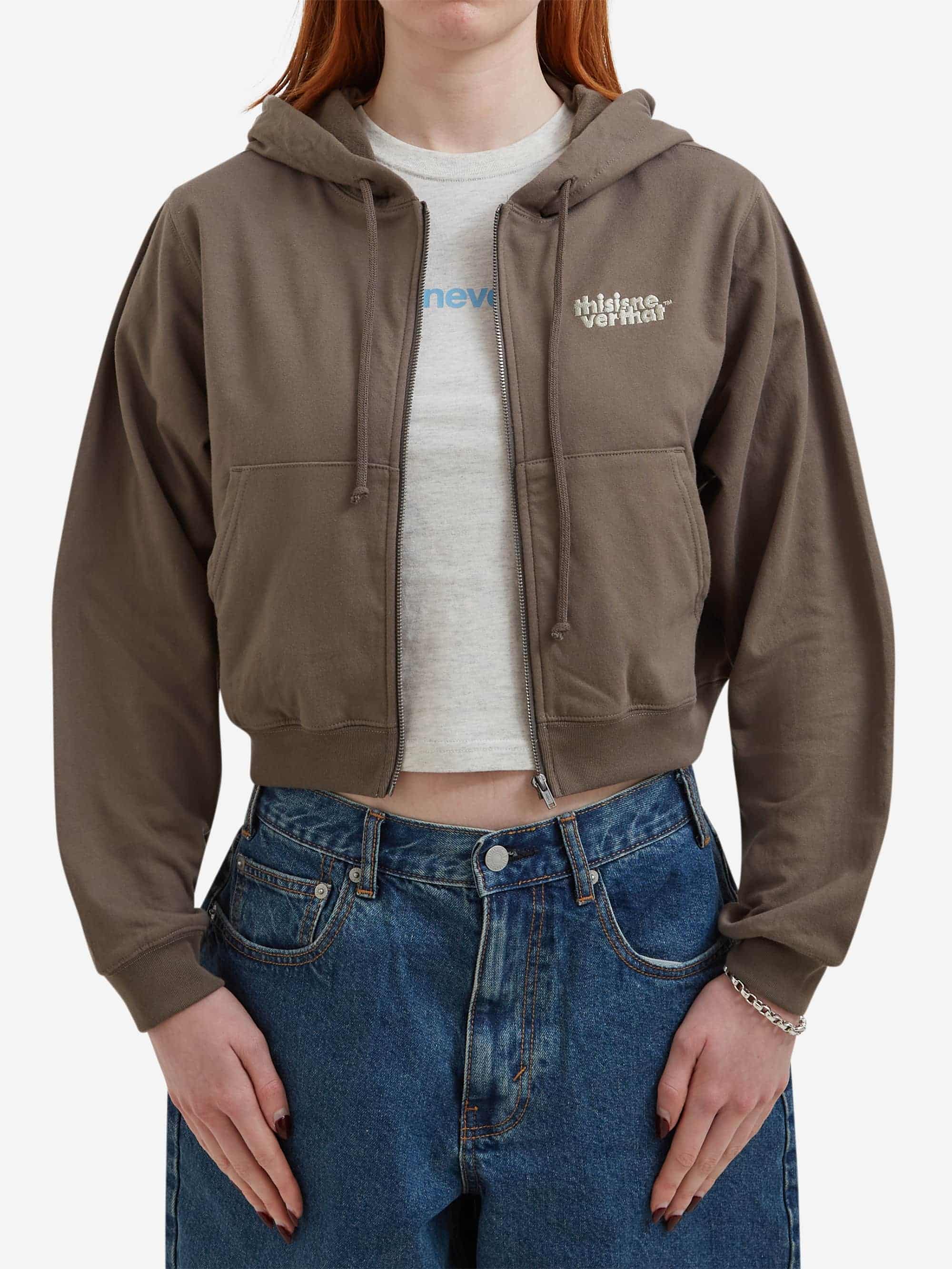 【希少品】THE NEWHOUSE CHULA VISTA ZIP HOODIE thisisneverthat Thermal LT W Zip Up Hoodie - Mocha – Goodhood