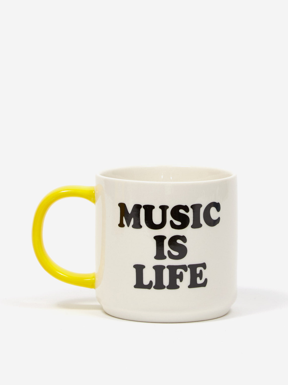 Peanuts Mug - Music Is Life – Goodhood
