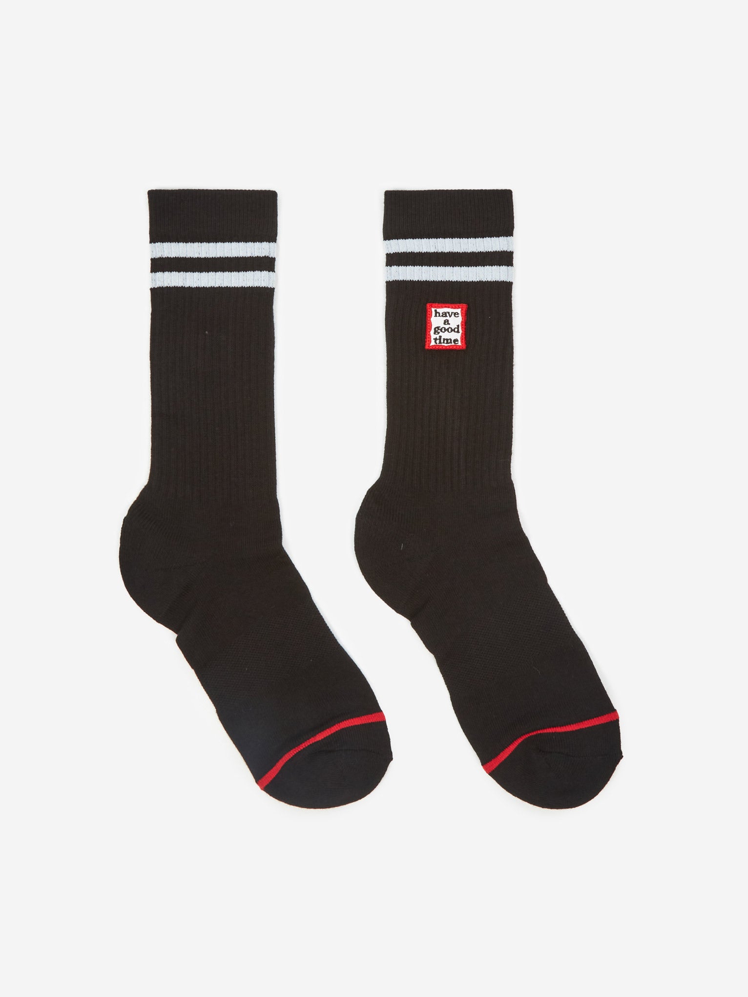 Have A Good Time Frame Line Sock - Black – Goodhood