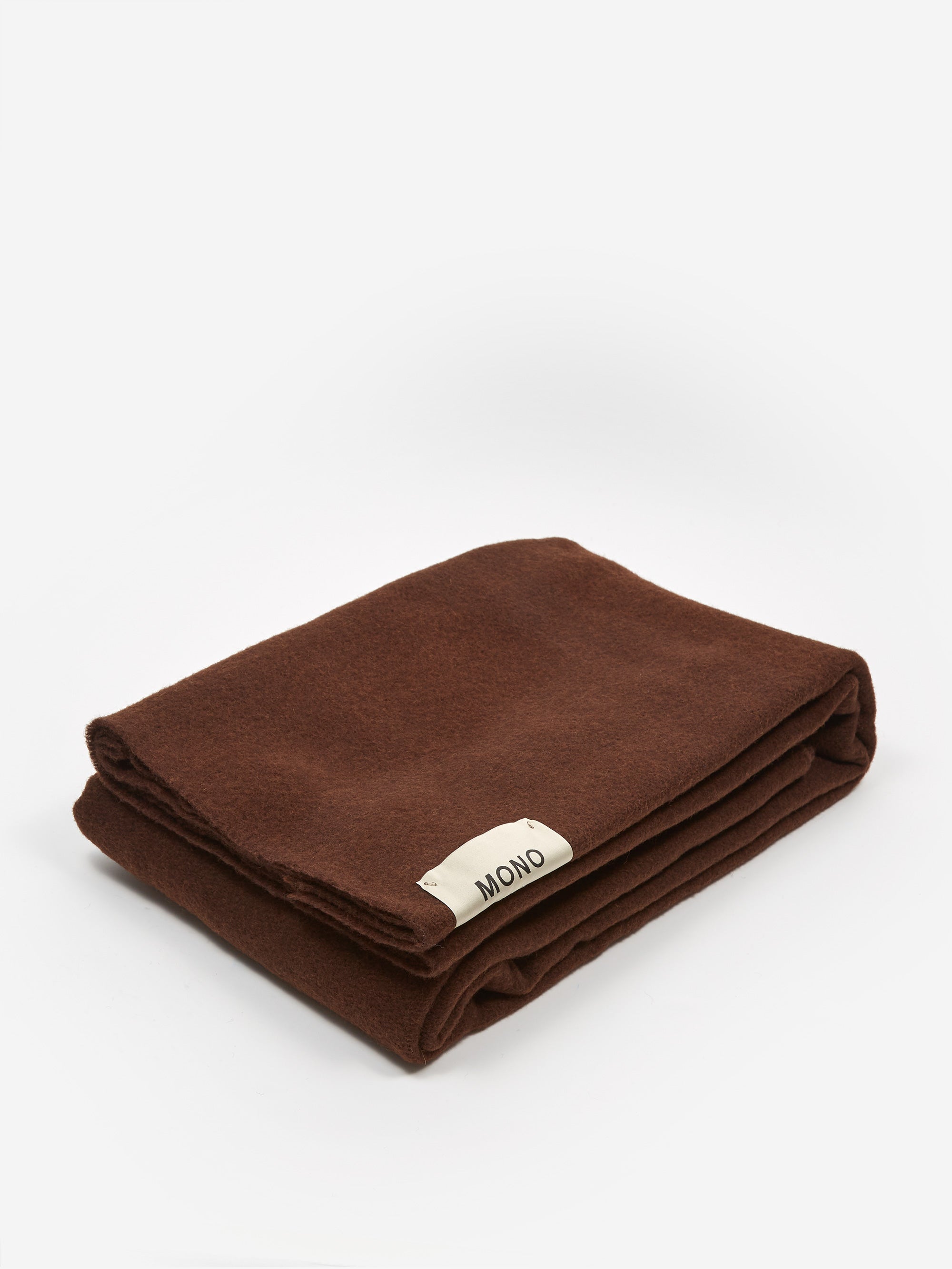 HAY Mono Wool Blanket 130cm x 180cm - Chocolate