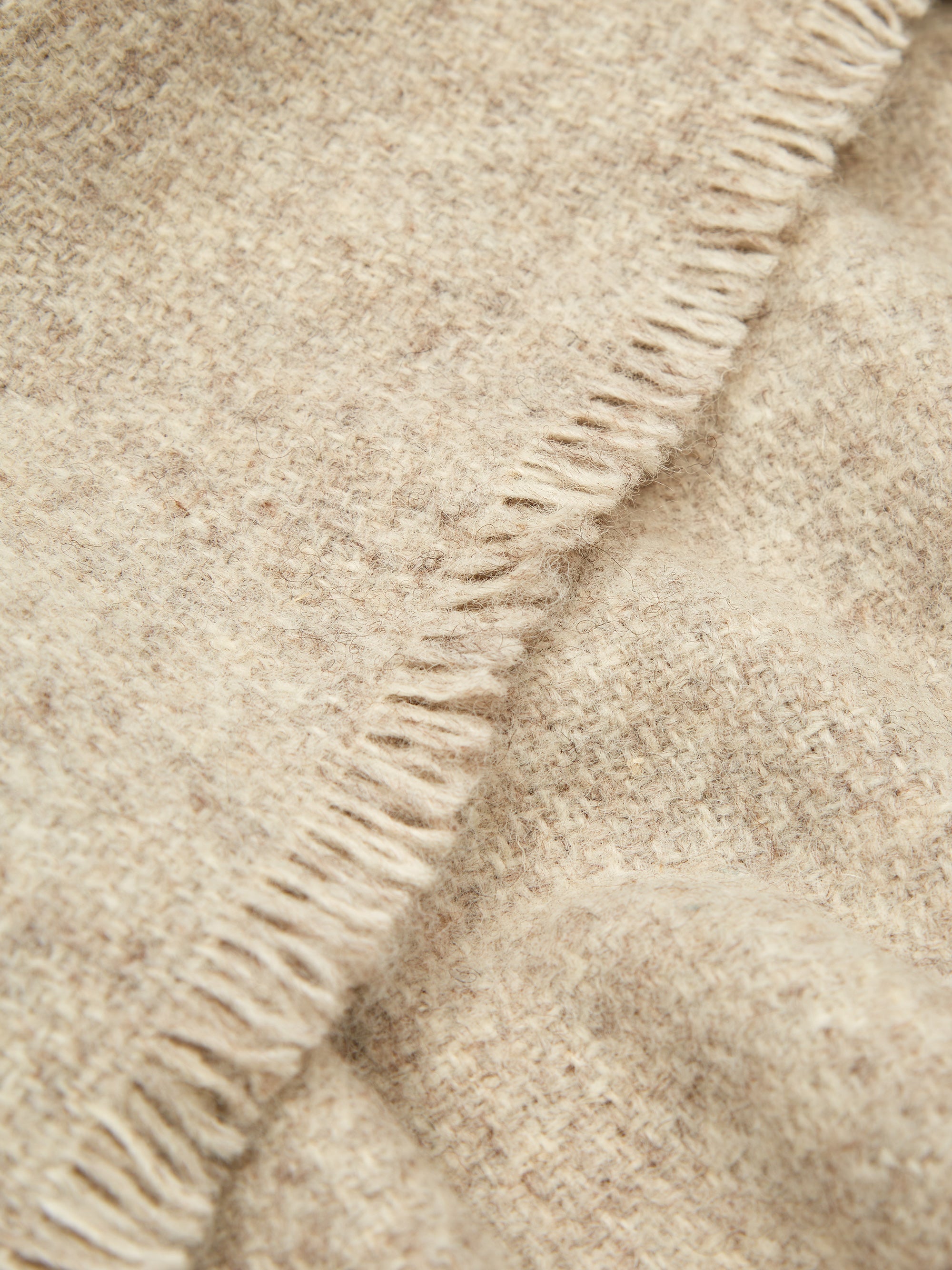 Wool Hay HAY Mono Wool Blanket 130cm x 180cm - Creme Melange – Goodhood