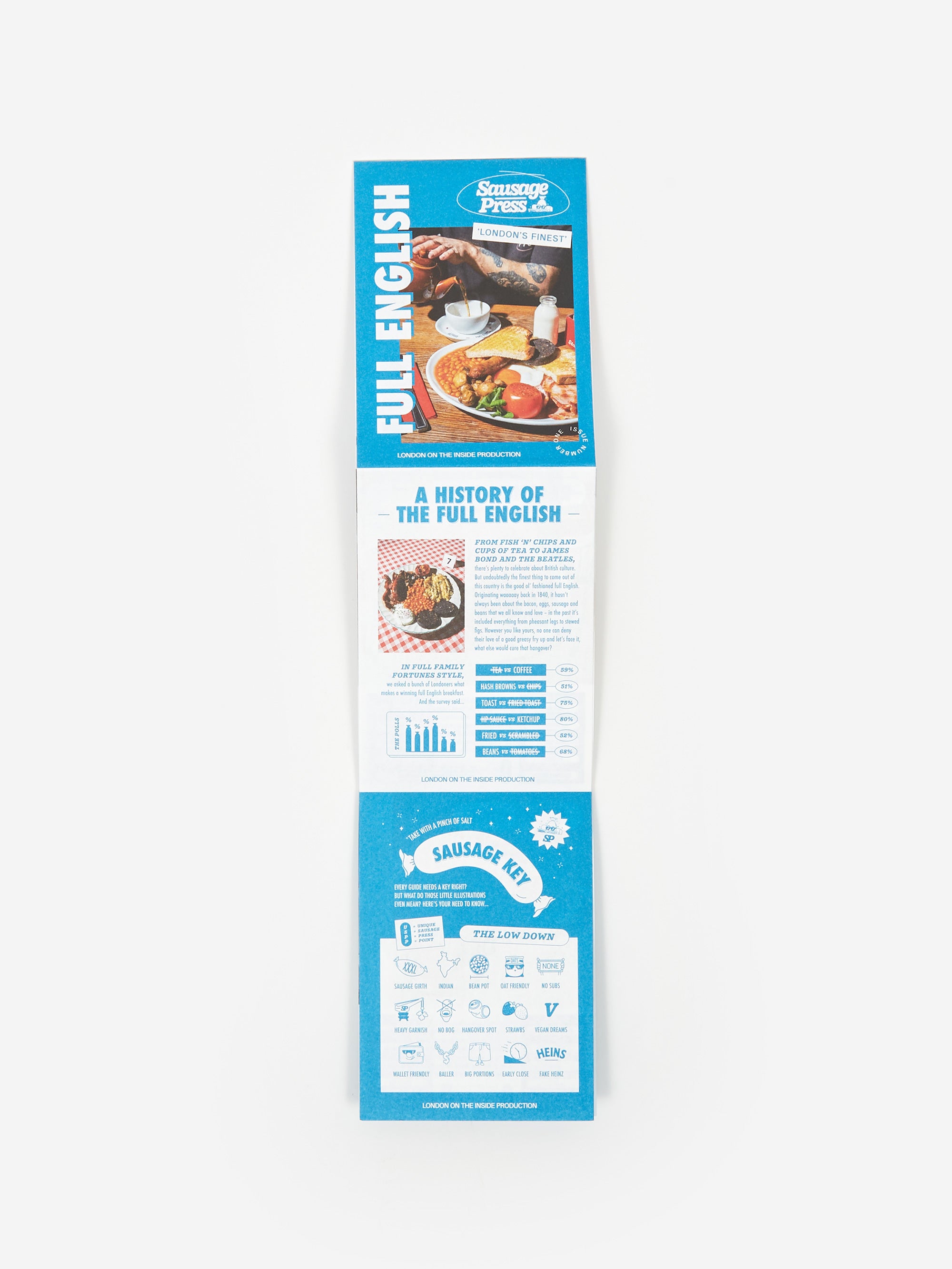 Sausage Press London Full English Breakfast Guide - Blue – Goodhood