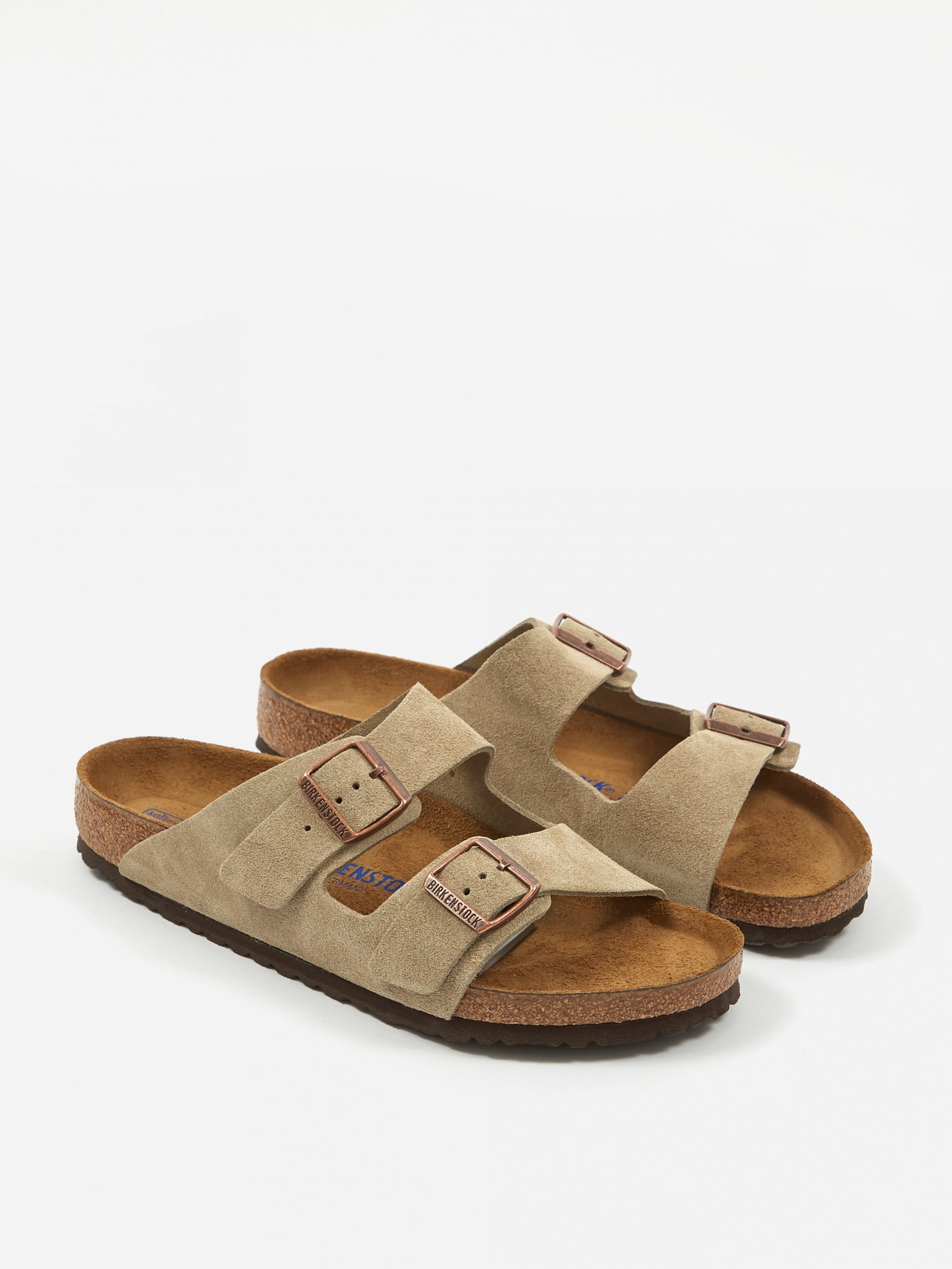birkenstock arizona taupe metallic