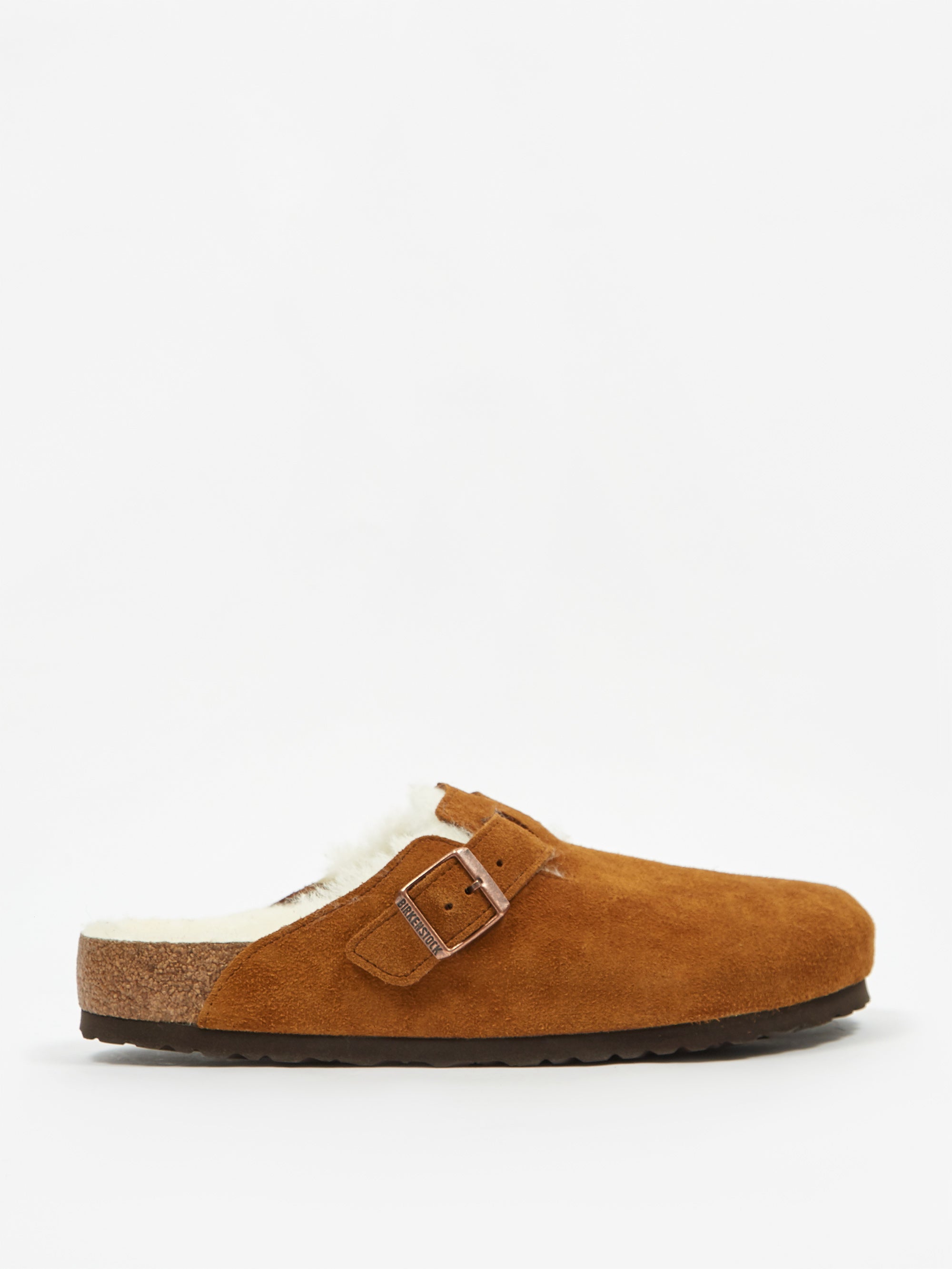 birkenstock boston fur black