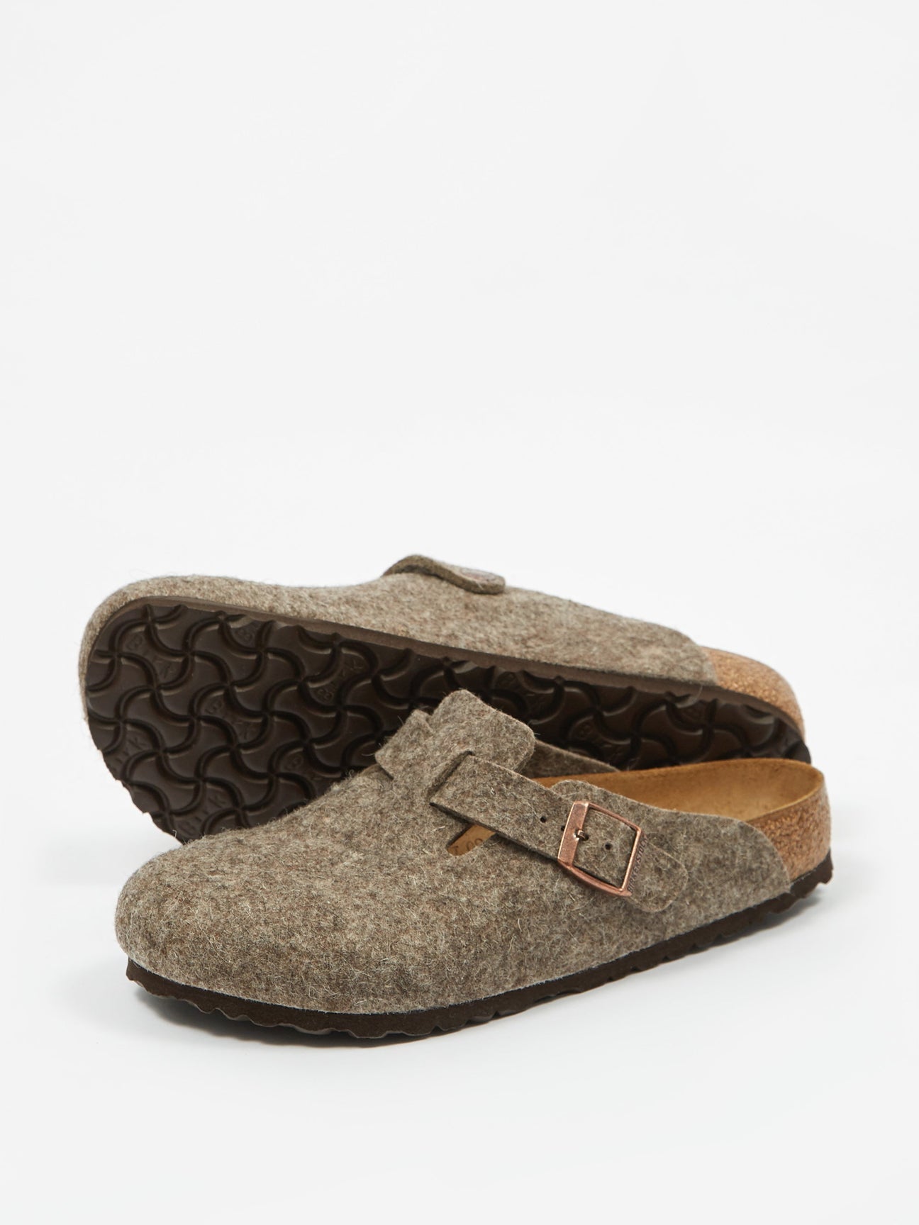 Birkenstock Boston Wool W - Cacao â Goodhood