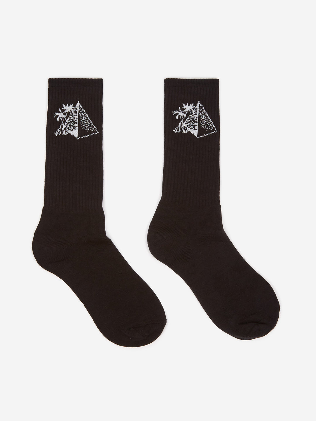 Goodhood Worldwide Pyramid Sock - Black