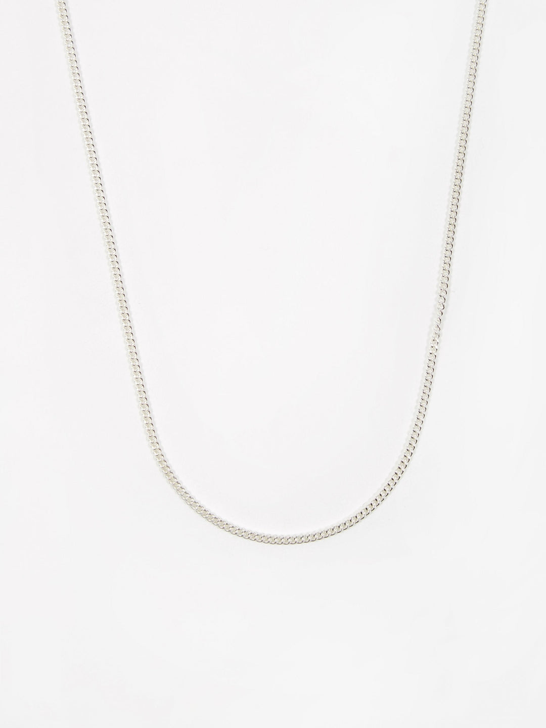 Goods by Goodhood Curb Chain / Silver / 2.1mm Gauge / 50cm - 50cm