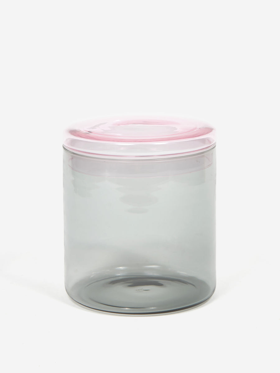 HAY Borosilicate Jar 1 Litre Large Grey Goodhood