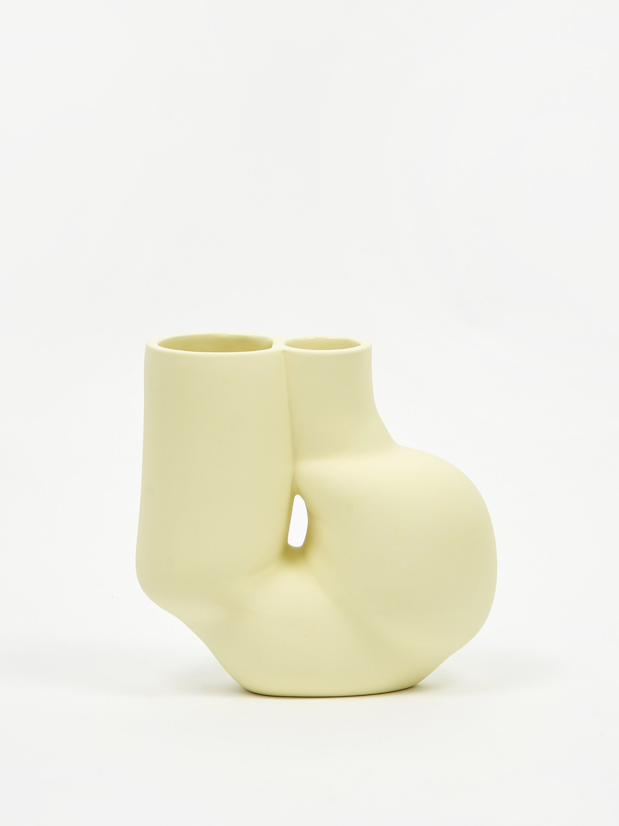 HAY W&S Chubby Vase - Soft Yellow