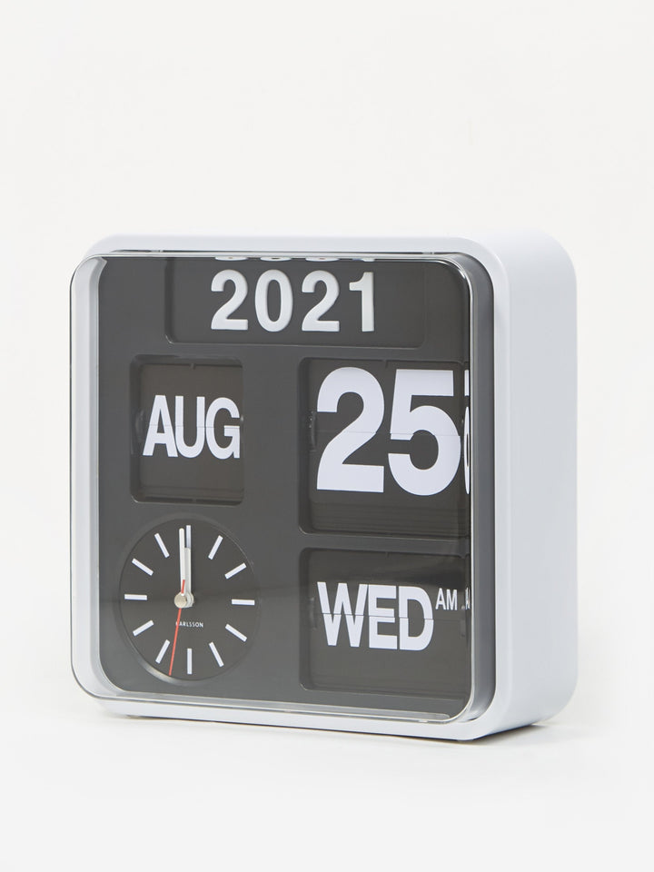 Karlsson Mini Flip Clock White Goodhood