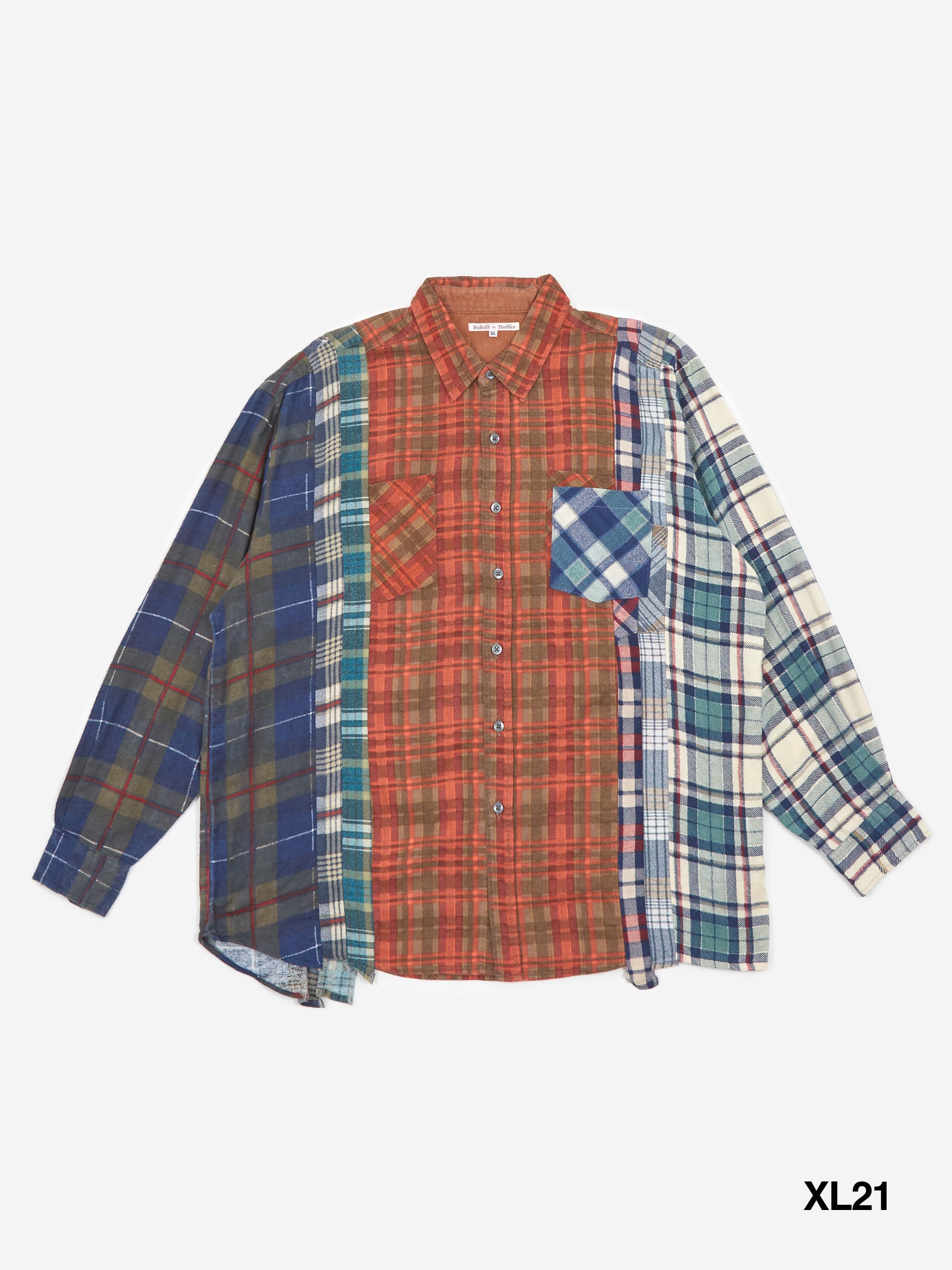 Needles Rebuild 7 Cuts Flannel Shirt - Assorted Sale 3 – Goodhood
