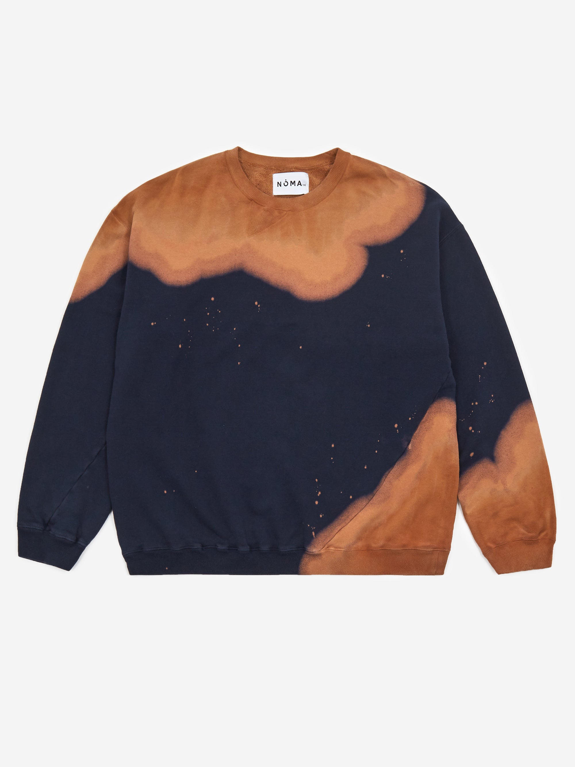 NOMA t.d. Hand Dye Twist Sweatshirt - Navy/Brown – Goodhood