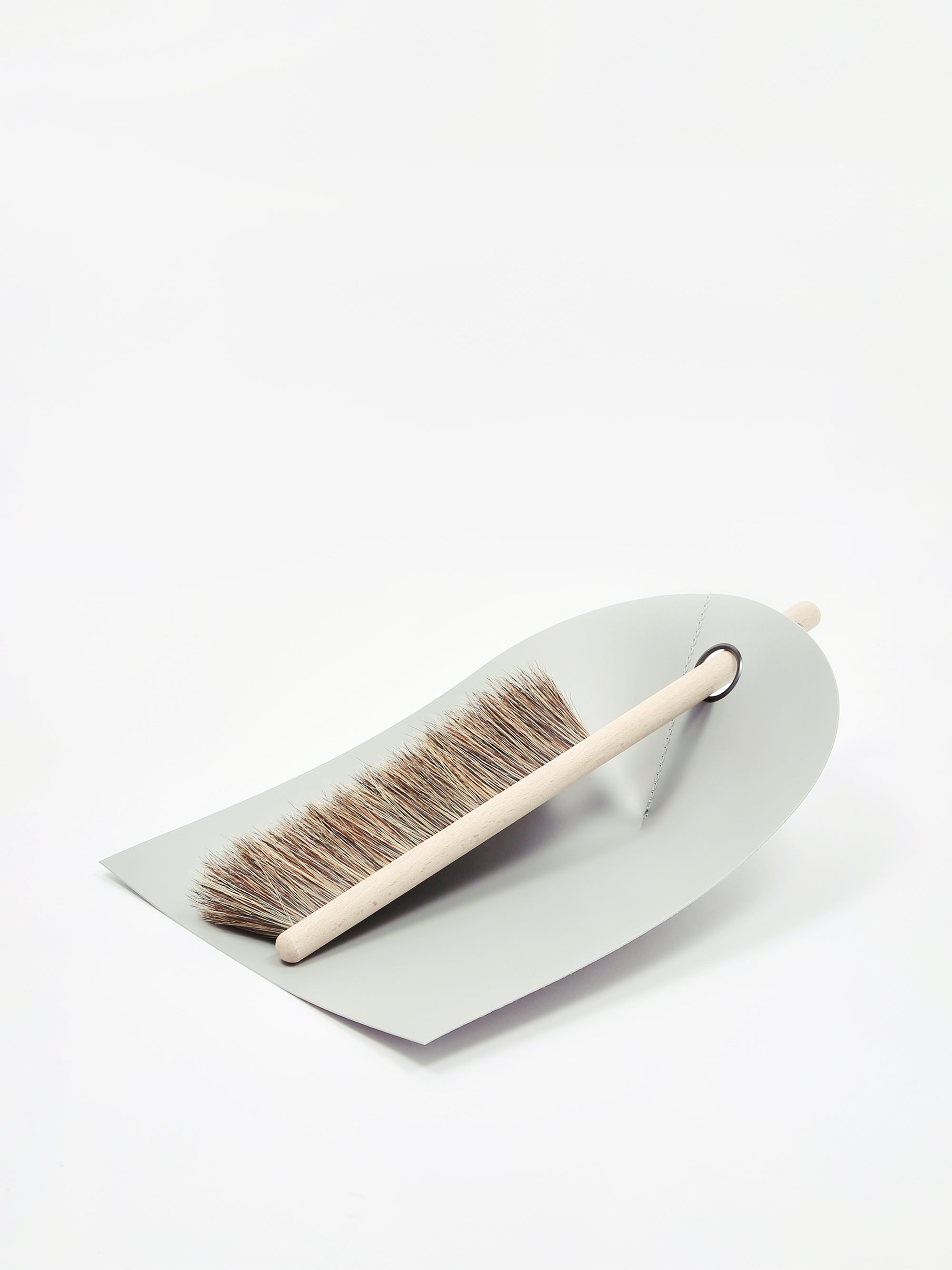 Normann Copenhagen Dustpan & Broom Light Grey Goodhood