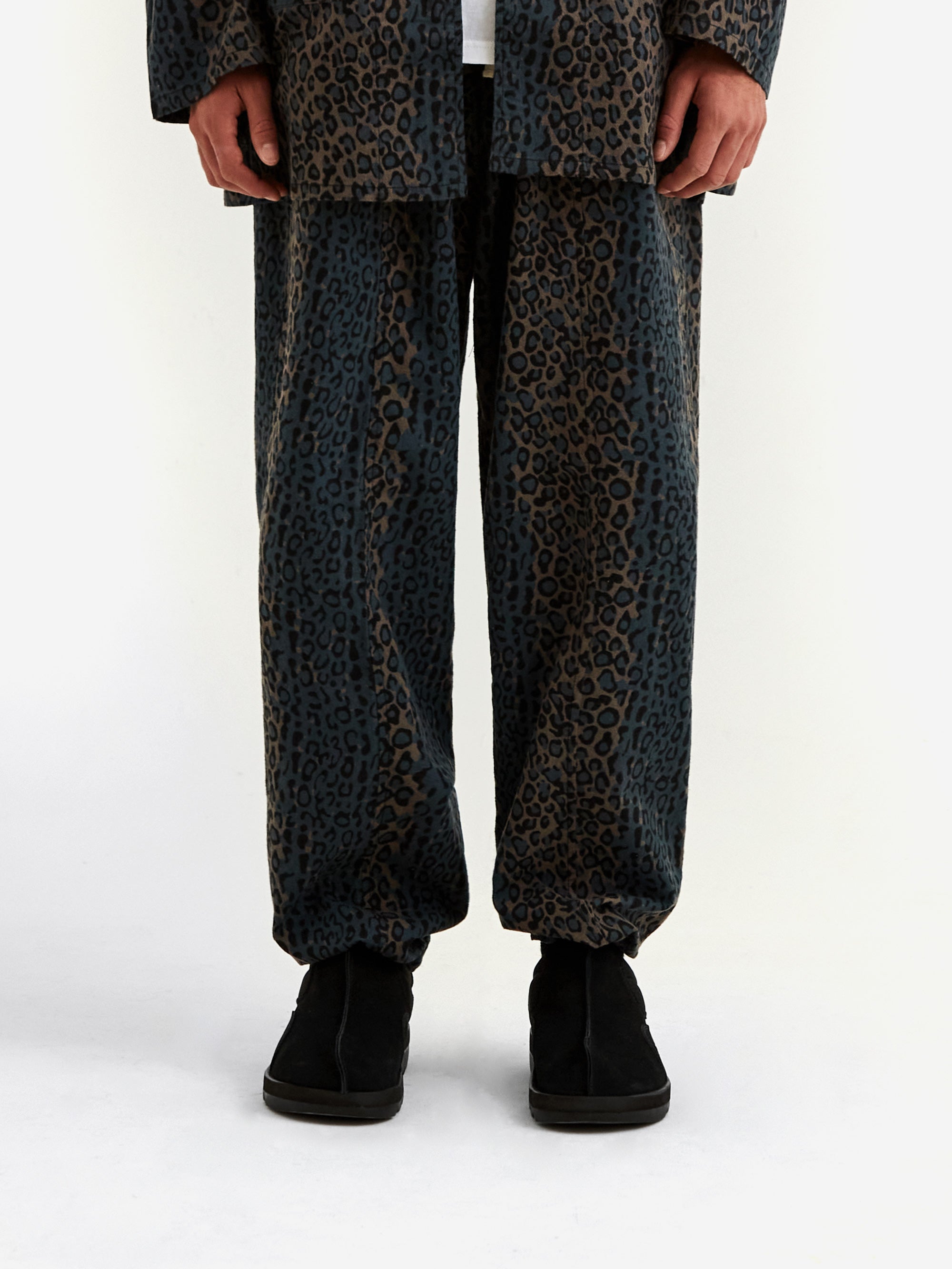 South2 West8 Army String Pant - Flannel Cloth / Printed - Leopard ...