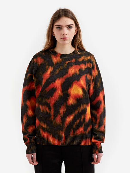 Stussy Printed Fur Sweater W - Tiger – Goodhood