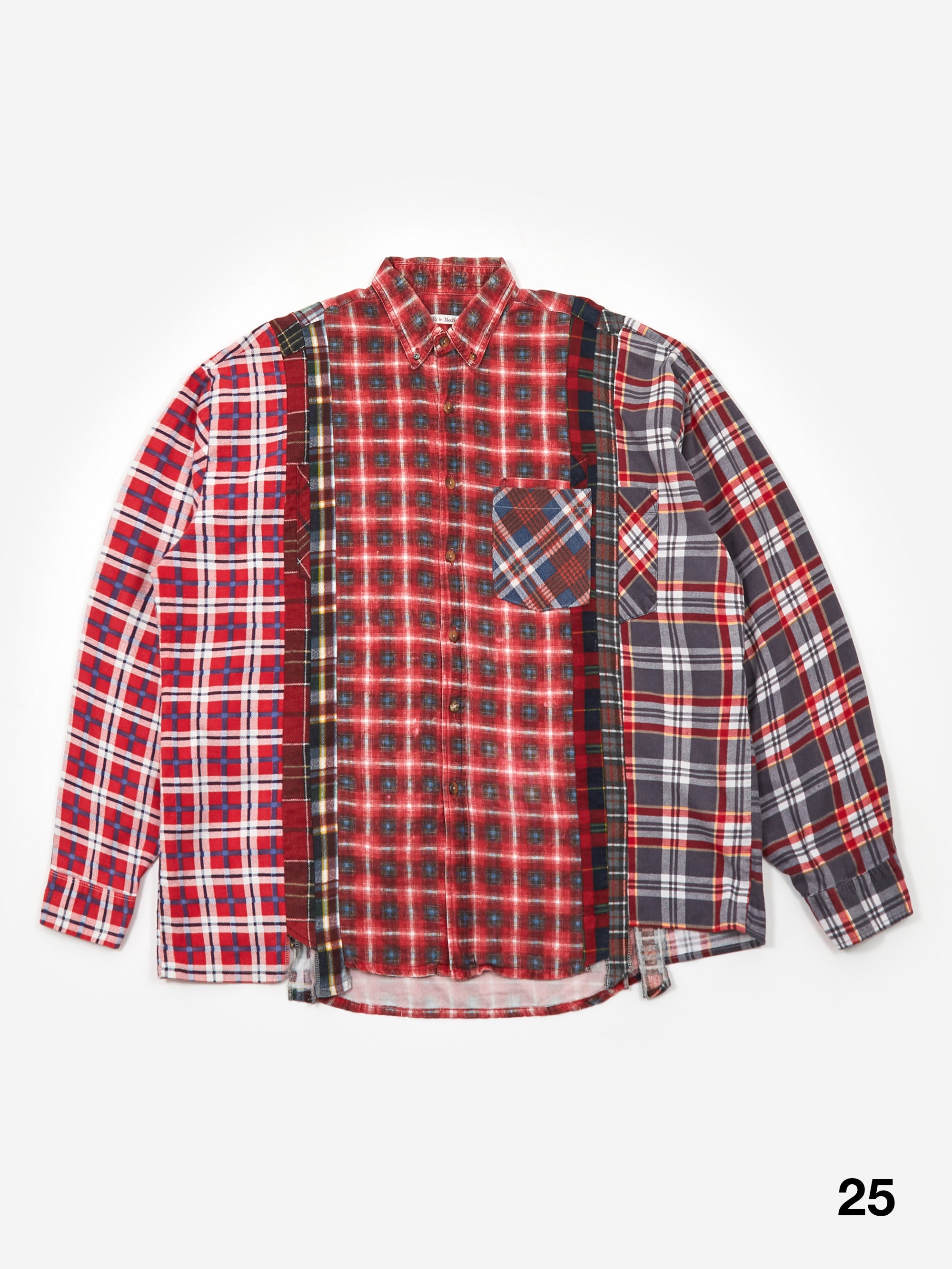 Needles Rebuild 7 Cuts Flannel Shirt / Wide - Assorted Sale – Goodhood
