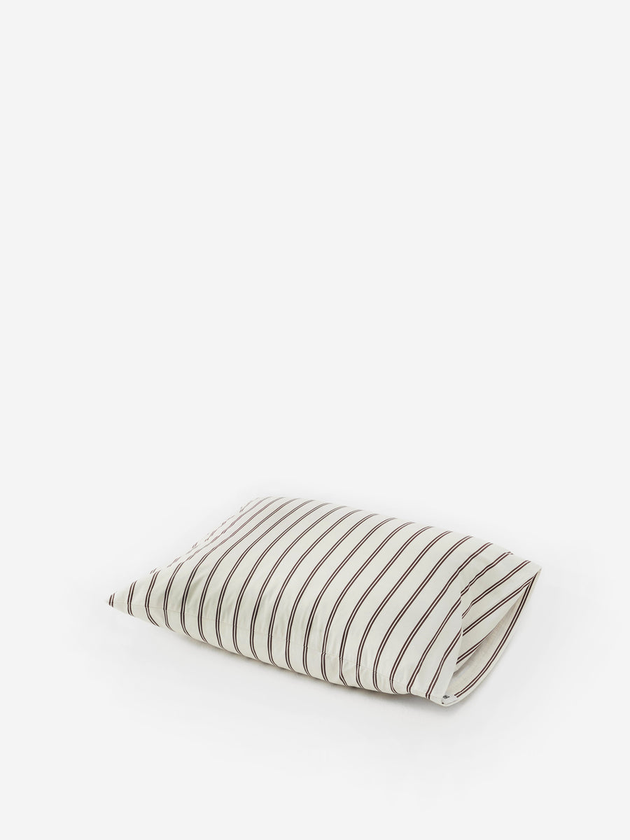 TEKLA Percale Pillow Case 50cm x 75cm Hopper Stripes Goodhood