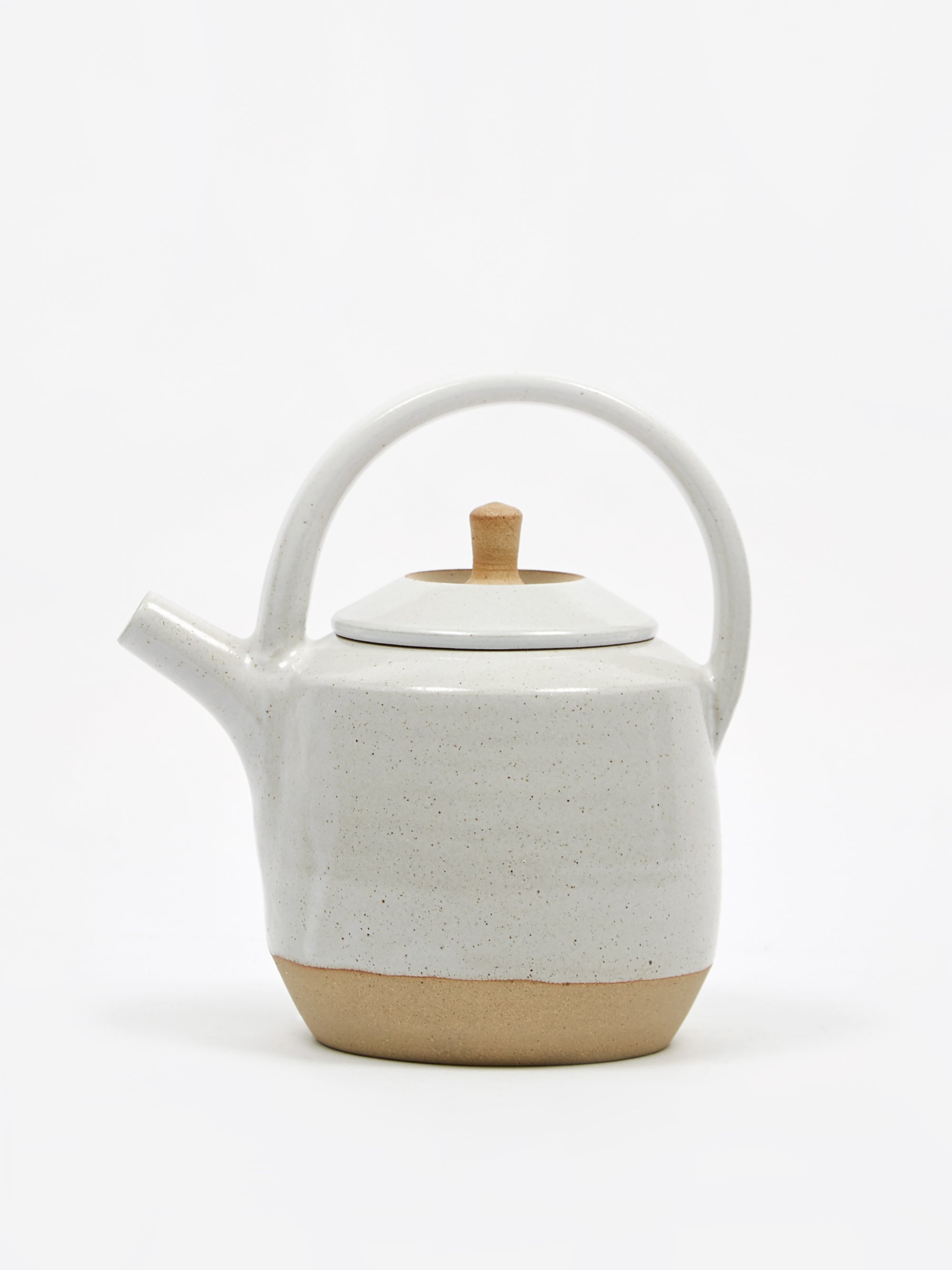Pottery West Teapot White Goodhood