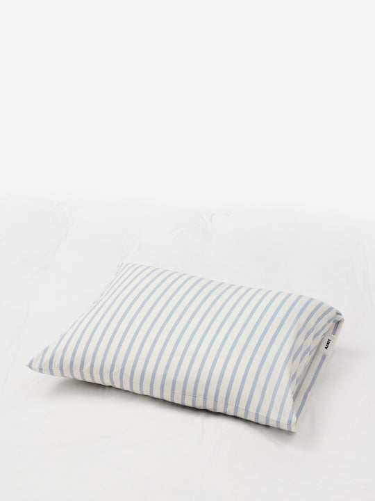 TEKLA Percale Cotton Pillow Case 50cm x 75cm Needle Stripes Goodhood