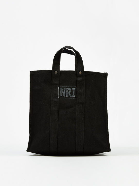 Puebco Labour Black Canvas Tote Bag - Small – Goodhood