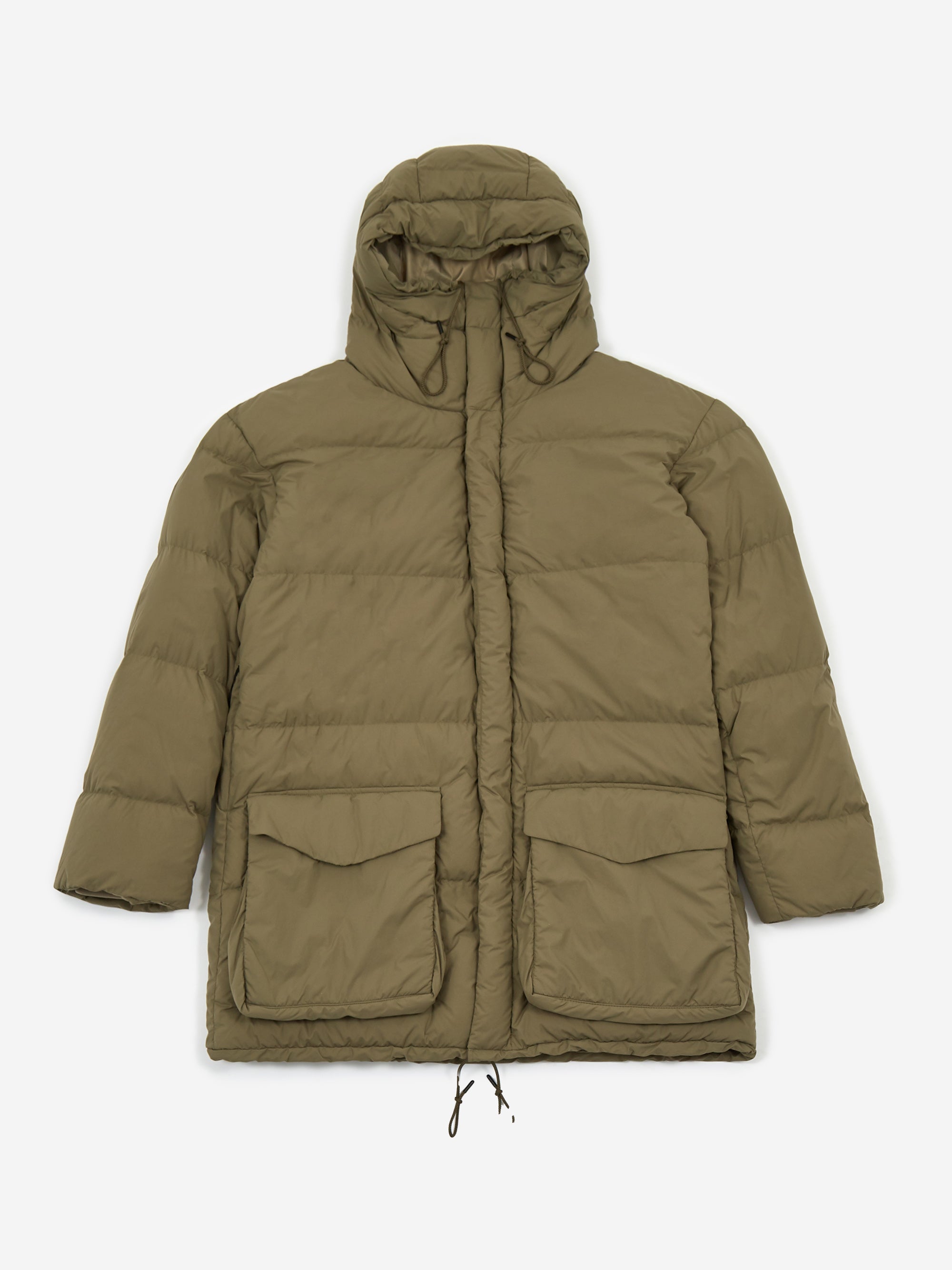 Snow Peak Recycled Nylon Ripstop Down Coat - Beige – Goodhood