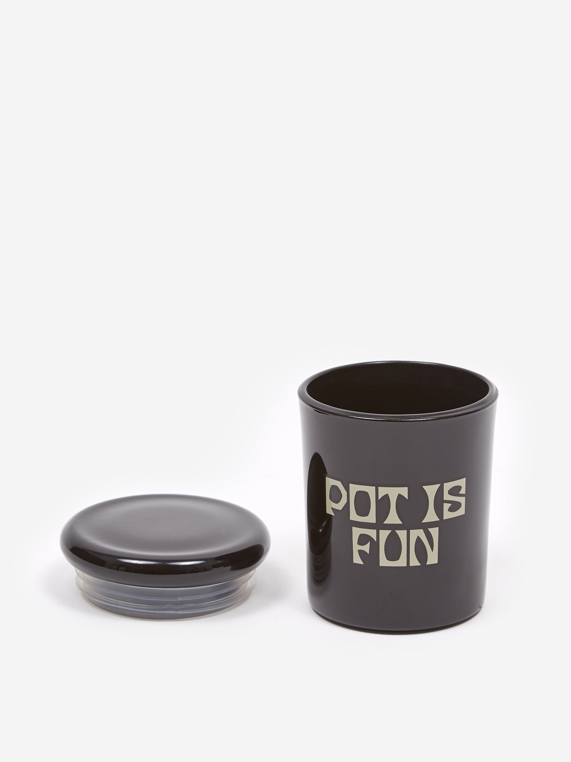 Studio A-OK Pot Is Fun Stashjar - Black – Goodhood