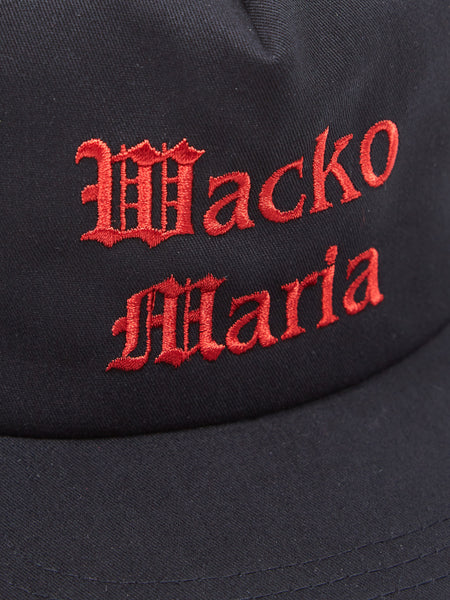 WACKO MARIA NECKFACE 6 PANEL CAP BLACK Wacko Maria - Neck Face