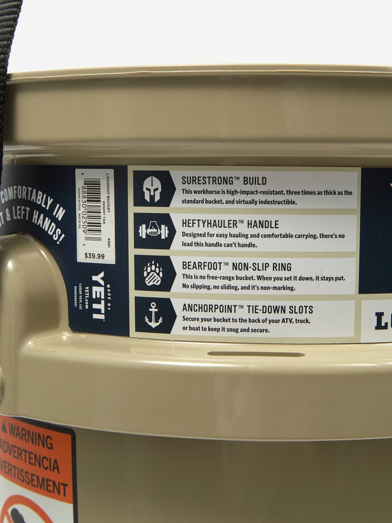 YETI Loadout Bucket - Tan
